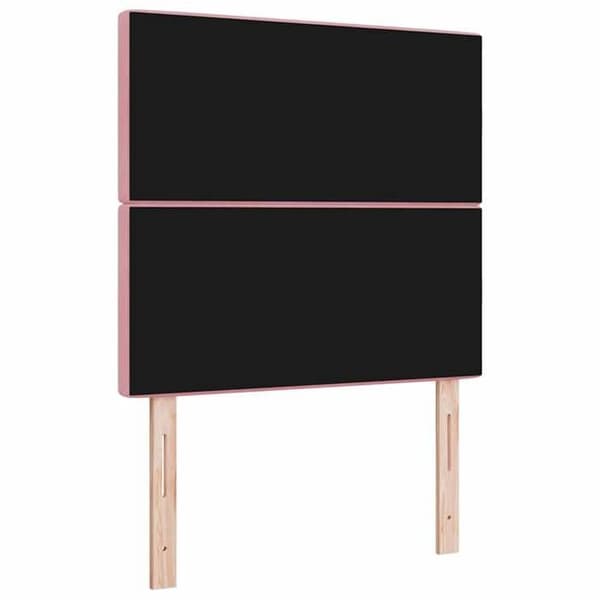 Maison Exclusive - Sänggavel Rosa 90 cm Sammet