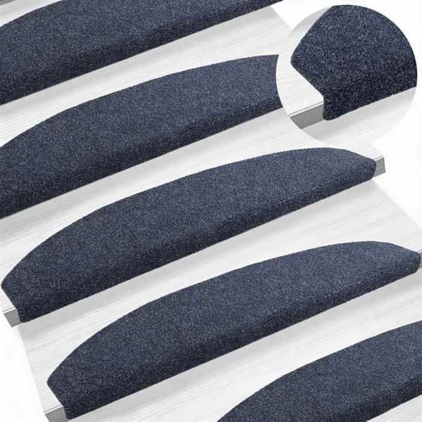 Maison Exclusive - Selvklebende trappetæpper 15 stk. 80 x 24,5 x 3,5 cm