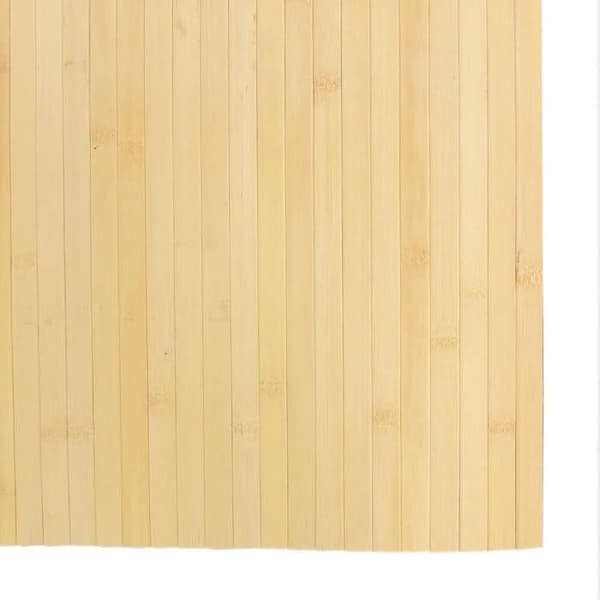 Maison Exclusive - Rektangulär matta i ljus natur 80x100 cm bambu