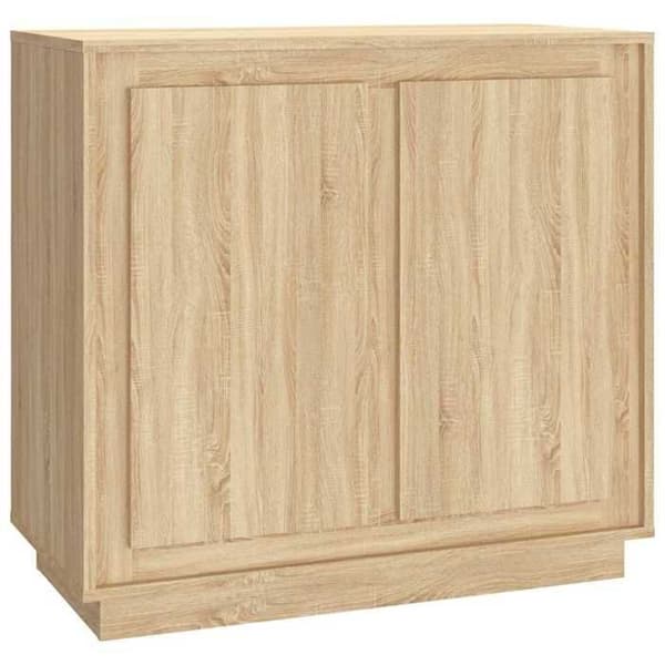 Maison Exclusive - Buffé ek sonoma 80x34x75 cm ingenjörsträ