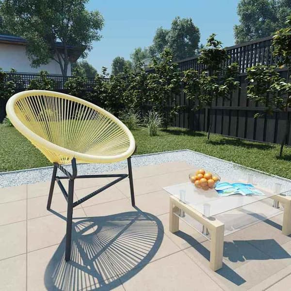 Maison Exclusive - Acapulco Trädgårdsstol i flätad resin Beige beige