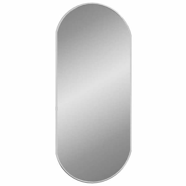 Maison Exclusive - Spegel väggmonterad Silver 70x30 cm Oval