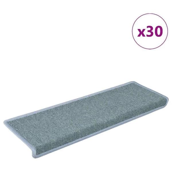 Maison Exclusive - Trappmatta 30 delar 65 x 21 x 4 cm Rektangulär kant marinblå