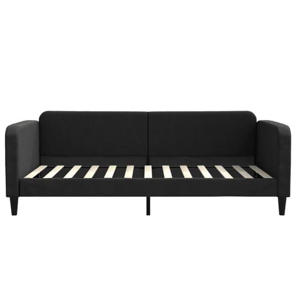 Maison Exclusive - Sengebænk uden madras sort 100x200 cm stof