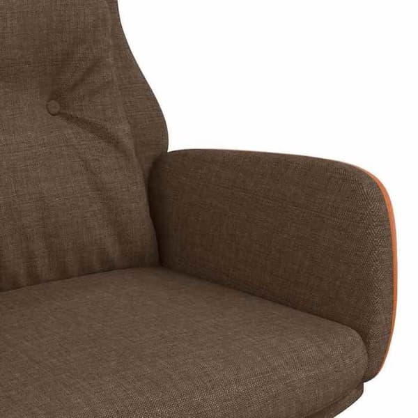 Maison Exclusive - Avkopplingsstol Brun Tyg och PVC brun