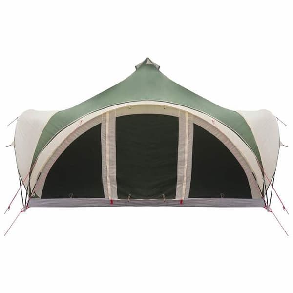 Maison Exclusive - Tente Tipi 18.0 henkilöä Vihreä Polyesteri ja Teräs