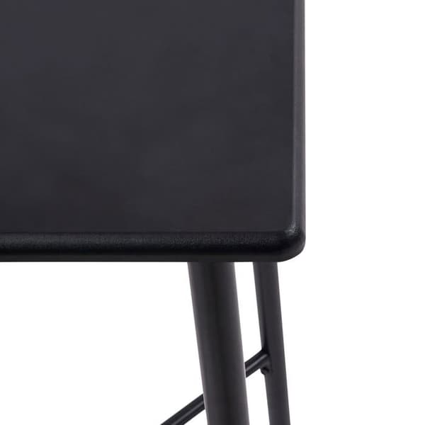 Barbord - Eksklusivt Hus - Sort - 60 x 60 x 111 cm - MDF & stål