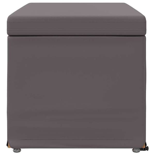 Taburet - EKSKLUSIV HUS - 81 x 41 x 40 cm - Grå - Uden ryg - Stofpude Grå