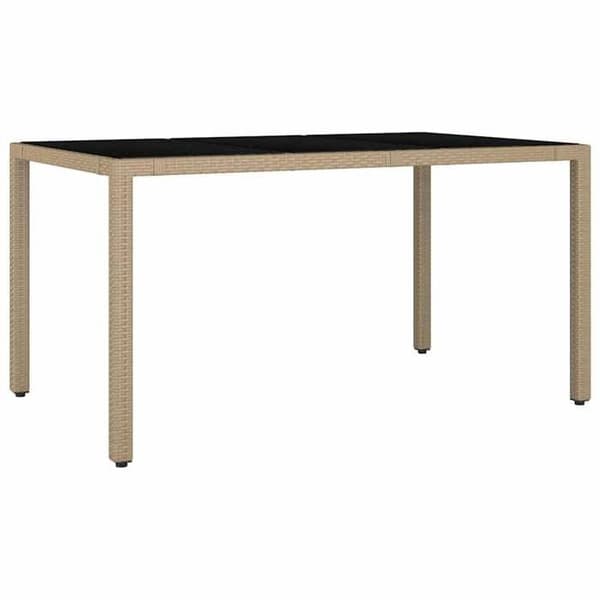 Maison Exclusive - Trädgårdsbistro-set 7 delar med bruna kuddar i polyrotting