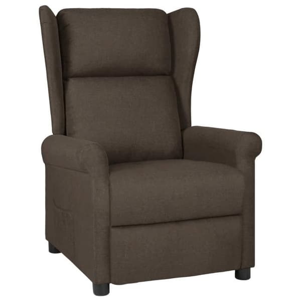 Maison Exclusive - Mørkebrun Recliner Stol i Stof