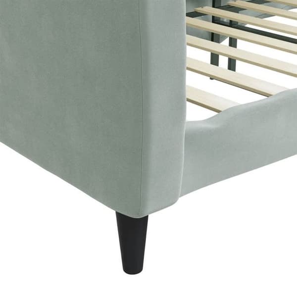 Maison Exclusive - Sengebund uden madras grå 100x200 cm velour