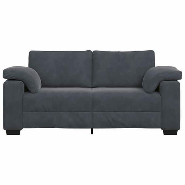Maison Exclusive - Tummanharmaa sohva 180x77x82 cm sametti