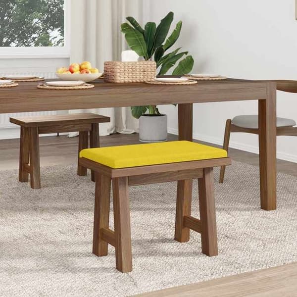 Maison Exclusive - Penkkityyny Vaaleankeltainen Korkeus 35 cm