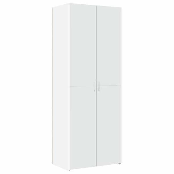 Maison Exclusive - Buffé hög vit 70x42,5x185 cm ingenjörsträ