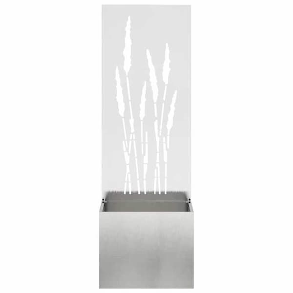 Havelåge - EKSKLUSIV HUS - Sølv 50x32x150 cm - Robust stål - Mat finish - Rusteffekt Pengar