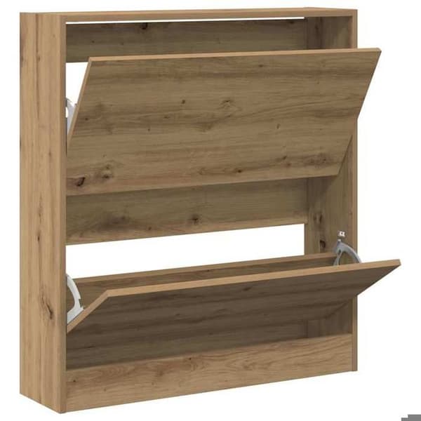 Maison Exclusive - Skoskåp 80 x 21 x 87,5 cm Ingenjörsträ