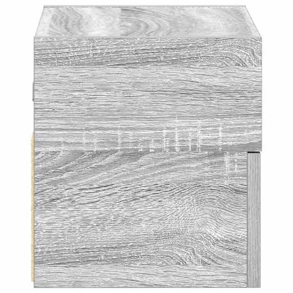 Maison Exclusive - Sonoma harmaa seinäyöpöytä 45x26x28,5 cm