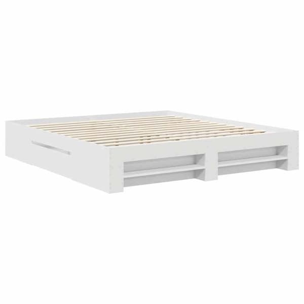 Maison Exclusive - Sängram Vit 180 x 200 cm Ingenjörsträ Vit