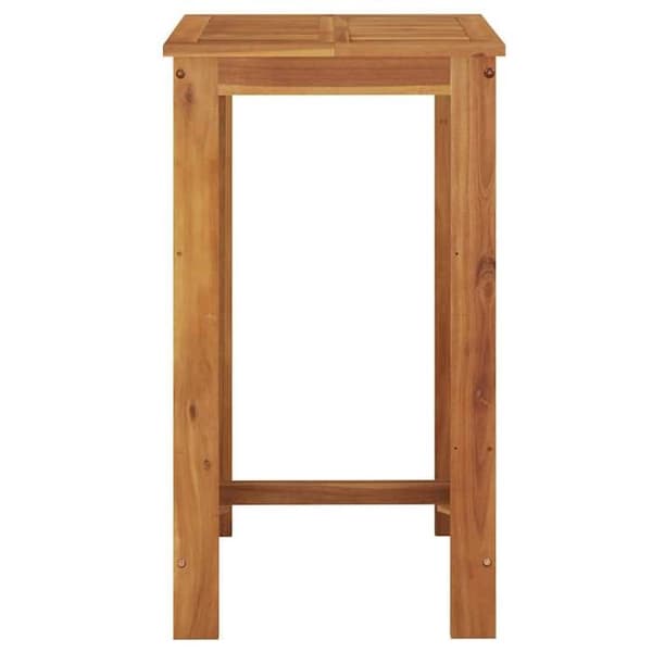 Maison Exclusive - Trädgårdsbarbord 60x60x105 cm i solid akaciaträ