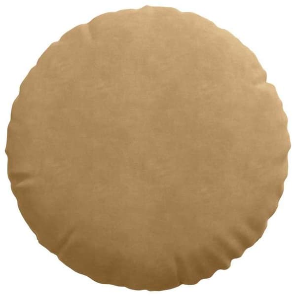 Maison Exclusive - Sittkuddar 2 st Sammet Brun Ø50 x 19 cm