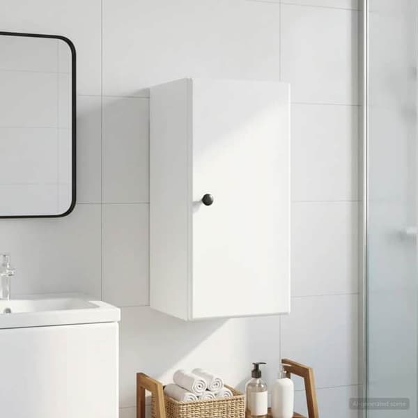 Maison Exclusive - Väggskåp för badrum BREDA Vit 30 x 31 x 59 cm Vit