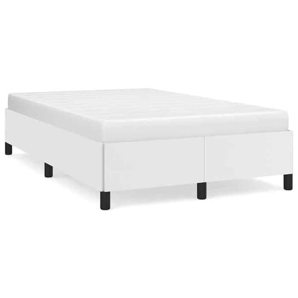 Maison Exclusive - Sängram utan madrass vit 120x200 cm konstläder
