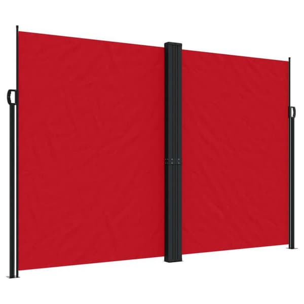 Maison Exclusive - Fällbart sidotak Röd 220x1200 cm Röd