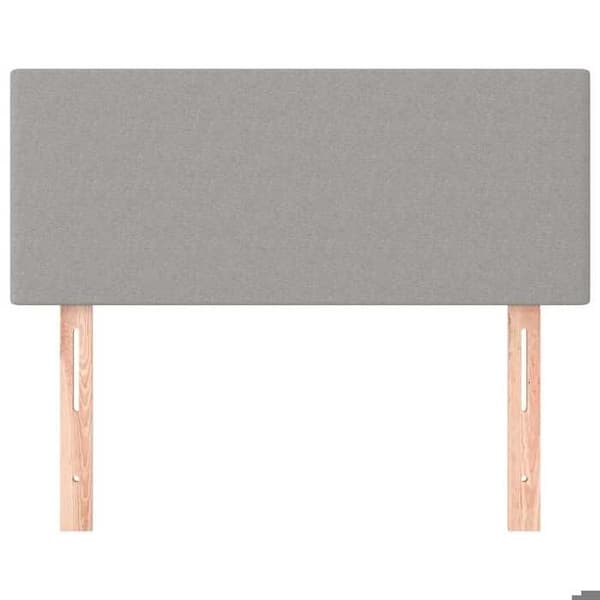 Maison Exclusive - Hovedgærde Lys grå 90x5x78/88 cm Stof