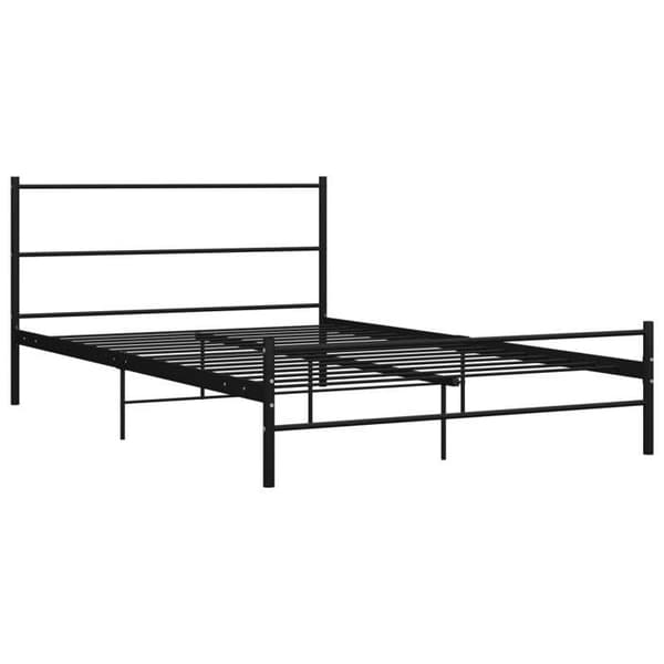 Sengestel - Exclusive House - Sort metal - 120x200 cm - Solid konstruktion Svart