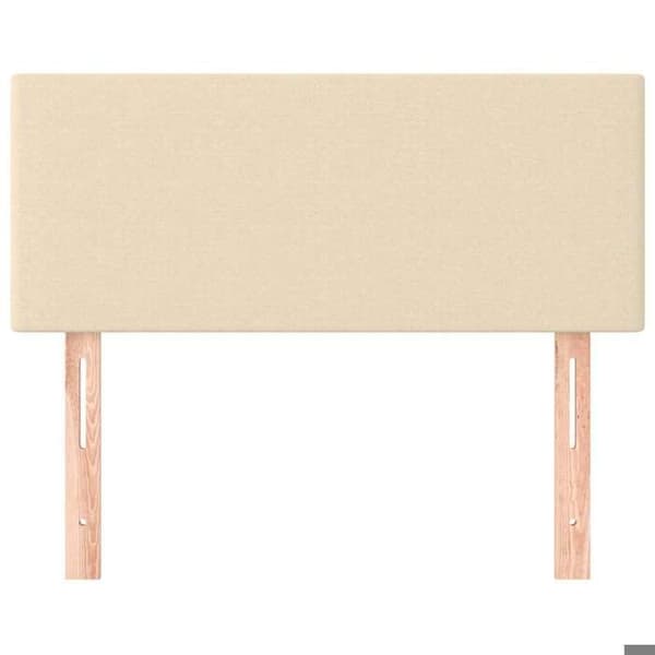 Maison Exclusive - Sänggavel Crème 90x5x78/88 cm Tyg Grädde