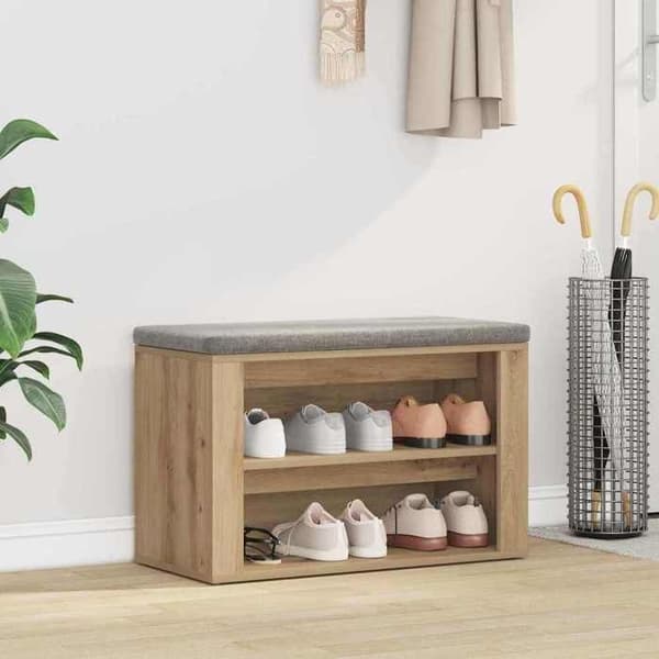 Maison Exclusive - Kengäteline 75 x 35 x 45 cm Tekninen puu