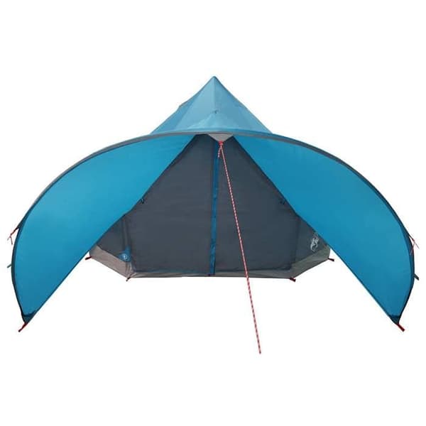 Maison Exclusive - Teepee-teltta 5 hengelle, sininen ja harmaa