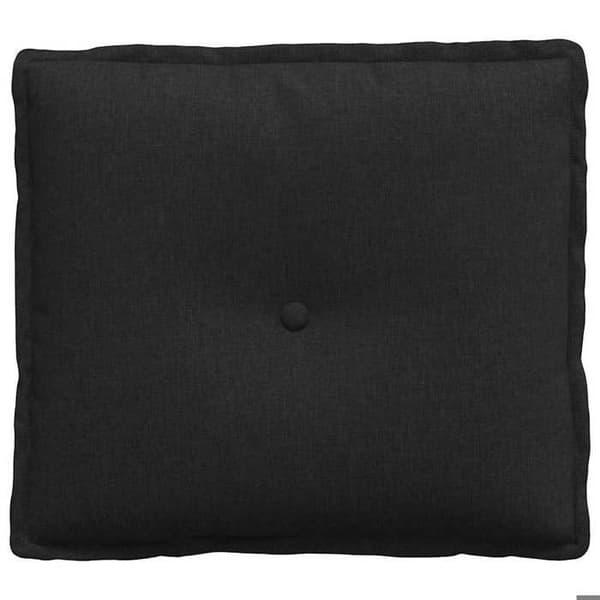 Maison Exclusive - Sort rygpude 50 x 19 x 45 cm stof
