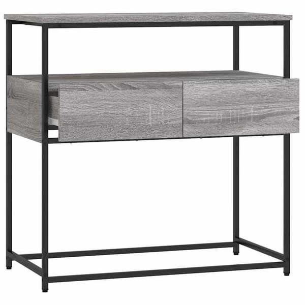 Maison Exclusive - Konsolbord sonoma grå 75x40x75 cm ingenjörsträ