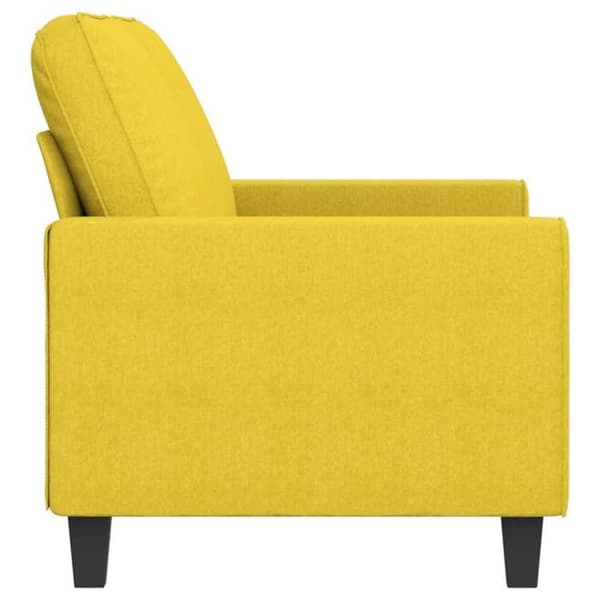Maison Exclusive - Soffa 2-sits Gul 140 cm Tyg
