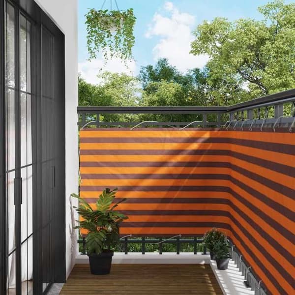 Balkonskærm - EKSKLUSIV HUS - Oblong - 110 x 1000 cm - Oxford polyester - Vandafvisende Ej specificerat