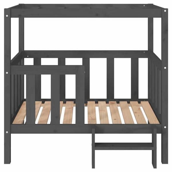 Maison Exclusive - Hundsäng Grå 105,5x83,5x100 cm Solid furu