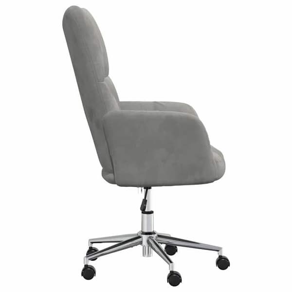 Maison Exclusive - Ljusgrå Velour Relaxstol