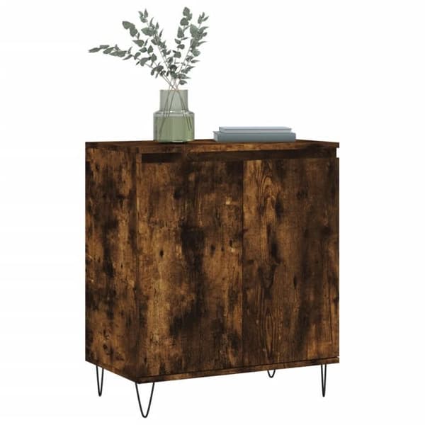 Maison Exclusive - Buffé Ek rökt 60x35x70 cm Ingenjörsträ