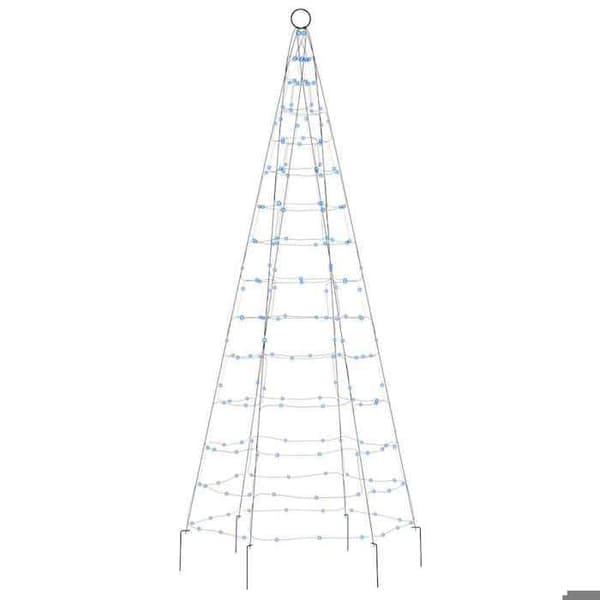 Maison Exclusive - LED-julgran 200 LED blå 180 cm