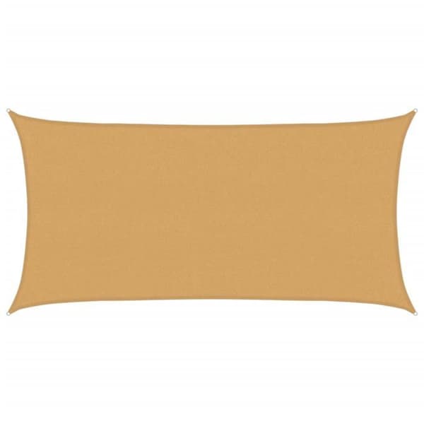 Maison Exclusive - Skygge-sejl 160 g/m² rektangulær sand 2,5x4,5m PEHD