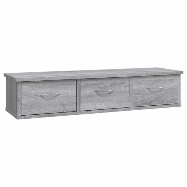 Maison Exclusive - Väggskåp Sonoma grå 88x26x18,5 cm Ingenjörsträ