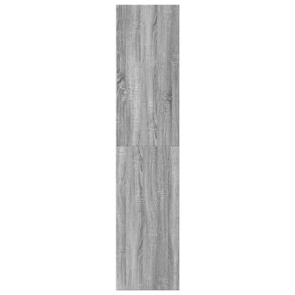 Maison Exclusive - Buffet høj sonoma grå 30x41x185 cm ingeniørtræ