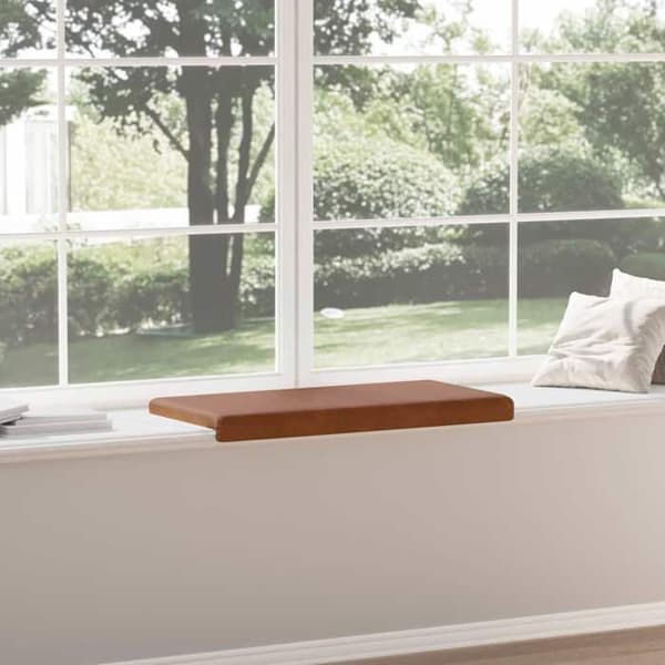 Maison Exclusive - Bänk Kudde Konstläder Brun Djup 35 cm