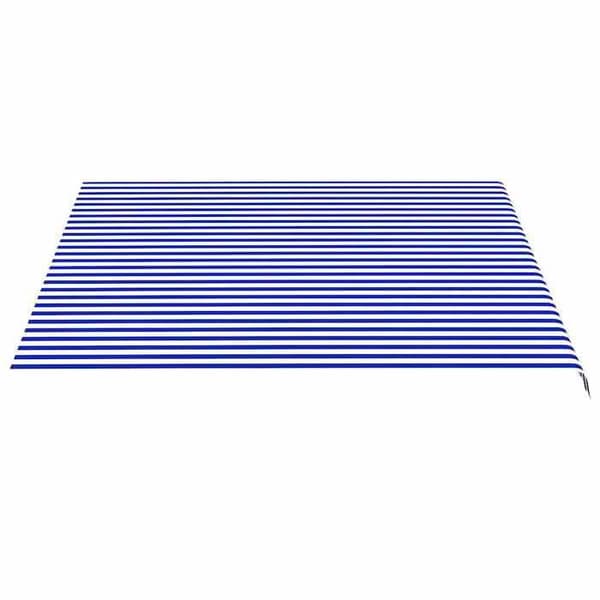 Maison Exclusive - Sinivalkoinen varateltta kangas 400x350 cm polyesteri blå och vit