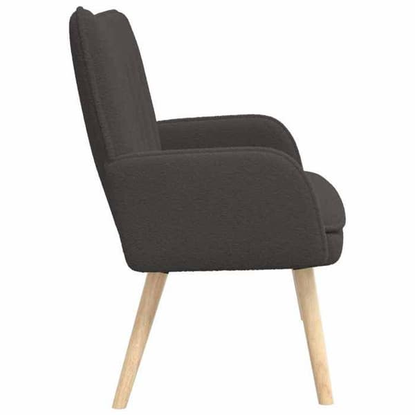 Maison Exclusive - Soffa 2 platser Mörkgrå 115 x 61 x 87 cm Bouclé
