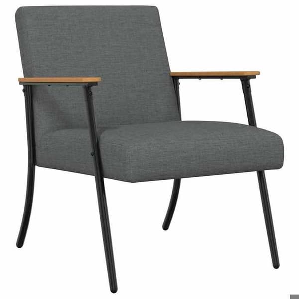 Maison Exclusive - mørkegrå stof lænestol