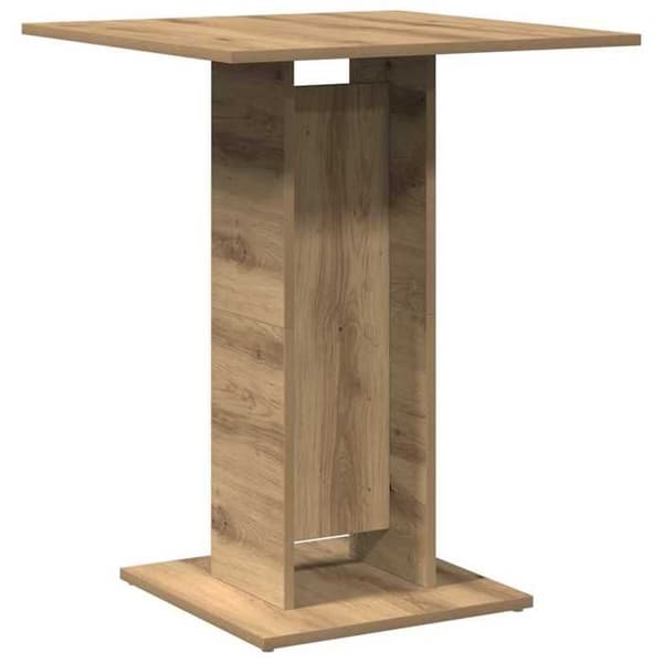 Maison Exclusive - Bistrobord i håndlavet egetræ 60x60x75 cm i ingeniørtræ