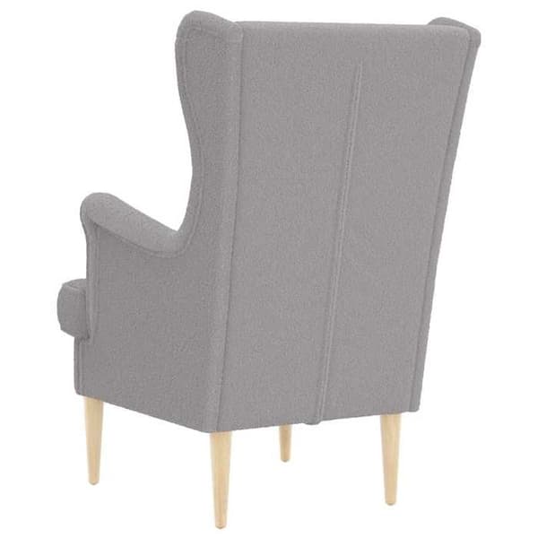 Maison Exclusive - Ljusgrå Bouclé Fåtölj