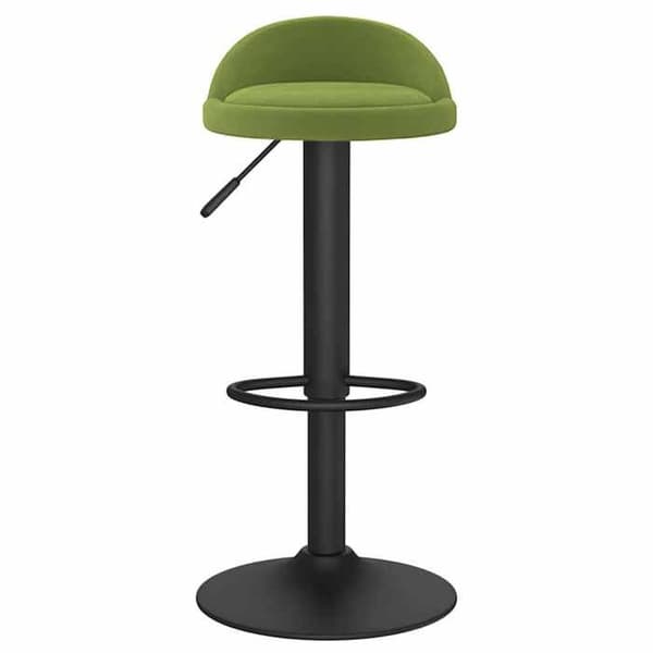 Maison Exclusive - Vaaleanvihreä samettinen baarijakkara
